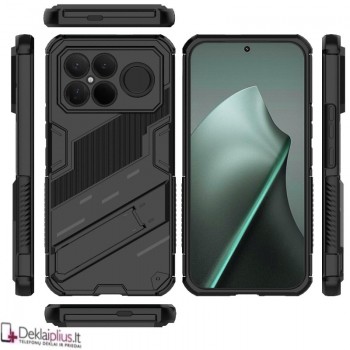 Smūgiams atsparus dėklas su kojele - juodas (Xiaomi Poco F8 Ultra) Smūgiams atsparus dėklas su kojele - juodas (Xiaomi Poco F8 Ultra)